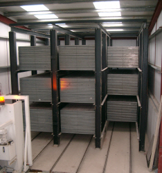 Concrete Pallet Board Storage Racking System